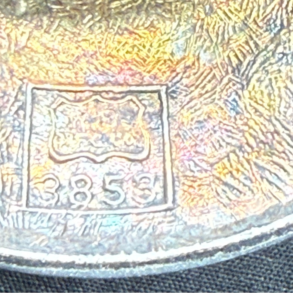 WB MFG CO (WEIDLICH BROS) 3853 SILVER EMBOSSED NOUVEAU SALT CELLAR – EARLY 1900s - Picture 11 of 11